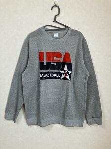 【未使用品】 ★USA代表 ドリームチーム DREATEAM トレーナー スウェット NBA ユニフォーム ジョーダン レブロン コービー アイバーソン L