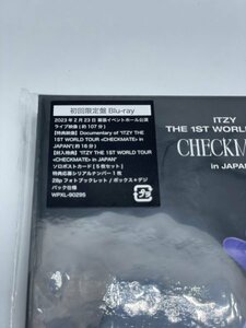 ITZY ブルーレイ初回限定盤CHECKMATE Blu-ray コンサート映像 未再生、未使用