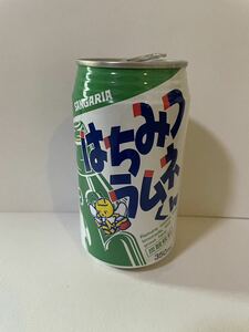 空缶 昭和レトロ サンガリア はちみつラムネくん 1991年製造 レトロ缶 当時物 空き缶 旧車 ブリパイ レトロ