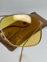 70s★調光レンズ★B&L RAY-BANボシュロムレイバン CARAVANキャラバン AmberMaticアンバーマチック 黄色イエロー VINTAGEサングラス USA製_画像6