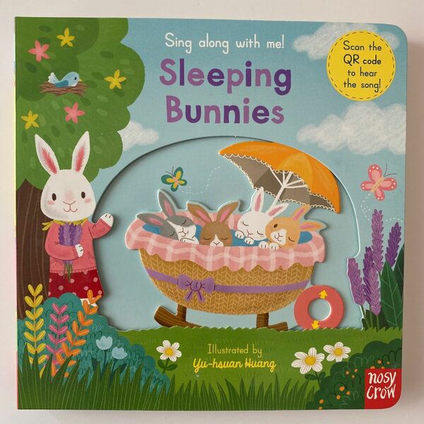 新品★ sleeping bunnies英語仕掛け絵本　英語絵本