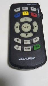 即決　アルパイン ALPINE/フリップダウンモニター用リモコン　RUE-3000P