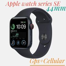Apple Watch SE 第2世代-44mm GPS+セルラーブラック_画像1