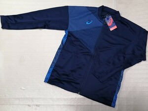 asics アシックス/トレーニングジャケット ピーコート 2XL(2101A072 400)定価7500+税