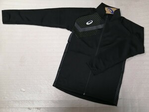 asics アシックス/トレーニングジャケット ブラック XL(2101A122 001)定価8300税込