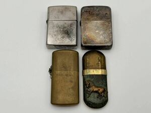 ZIPPO STERLING 4個 NOVINO ANTIQUE BOY YOUR SPACE SILVER ジッポ オイルライター ジャンク扱 スターリング シルバー