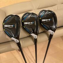 テーラーメイド SIM2 MAXレスキュー #3#4#5 TENSEI BLUE TM60 S 3本セット　ユーティリティ TaylorMade_画像1