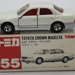 未使用 TOMICA トミカ TOMY トミー No55 TOYOTA CROWN MAJESTA トヨタ クラウンマジェスタ 赤箱 ミニカーの画像1