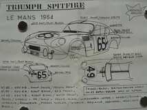 PROVENCE 1/43 TRIUMPH SPITFIRE LM 1964_画像5