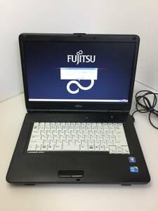 * prompt decision *[ electrification verification ]FUJITSU LIFEBOOK A550/AW FMVYN3P11 Note PC Core i3-350M 2.26GHz 4GB[ present condition delivery ]