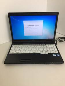 ☆[リカバリ済み］FUJITSU LIFEBOOK A561/DX FMVXNCLM2 ノートPC Celeron B710 1.60GHz 4GB/320GB【現状渡し】