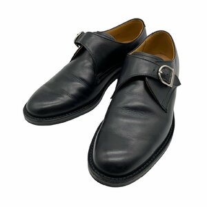 REGAL リーガル モンクストラップ レザー 革靴 ビジネスシューズ 24 EEE ブラック系 黒系
