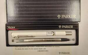 ◆◇#14537 PARKER　パーカー　ベクター　ボールペン ケース付き◇◆