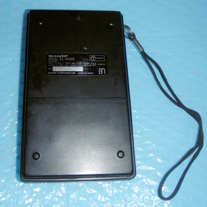 レトロ関数電卓 SHARP EL-8103 中古完動品の画像4