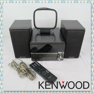 【中古】 ⑤ KENWOOD ケンウッド　コンパクトハイファイシステム ブラック システムミニコンポ　R-XK330　Bluetooth対応