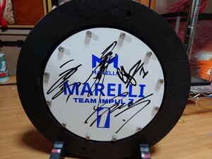 スーパーGT MARELLI IMPUL Z No.1 GT500 2023 ブレーキローター　直筆サイン入　フロント　星野一義　ニスモ　日産　ニスモフェスティバル