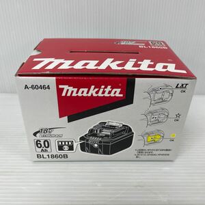 【未使用】マキタ リチウムイオンバッテリー 18V6.0Ah LXT BL1860B makita 電動工具 LITHIUM-ION Li-ion A-60464 純正品