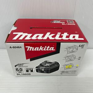 【未使用】マキタ リチウムイオンバッテリー 18V6.0Ah LXT BL1860B makita 電動工具 LITHIUM-ION Li-ion A-60464 純正品 