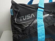 USED TUSA ツサ メッシュバッグ 定番品 人気商品 スキューバダイビング用品が一式入る ランク:A ダイビング用品[3F-56432]_画像3