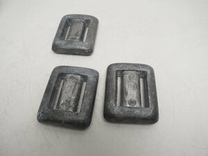 USED 1円～同梱不可 ウエイト 1kg×3個セット 鉛 スキューバダイビング用品 [W1-56491]