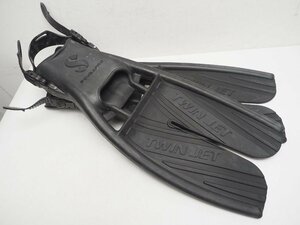 USED SCUBAPRO スキューバプロ TWIN JET FIN ツインジェット フィン サイズ:XL (29-31cm) スキューバダイビング用品[N56499]