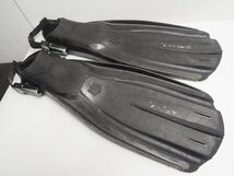 USED MARES マレス AVANTI X-3 アバンティ オープンヒールフィン ストラップフィン サイズ:S(約24-26cm) ブラック ダイビング用品[N56622]_画像2