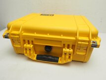 USED PELICAN ペリカン 1450 CASE ペリカンケース カラー:イエロー サイズ:418×330×173(ｍm) [N56735]_画像5