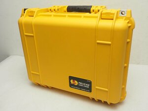 USED PELICAN ペリカン 1450 CASE ペリカンケース カラー:イエロー サイズ:418×330×173(ｍm) [N56735]