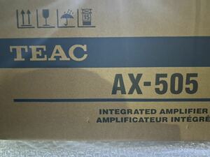 TEAC ステレオプリメインアンプ　AX-505 新品未使用　ブラック