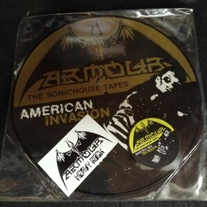 C12 中古LP 中古レコード ARMOUR the sonichouse tapes(american invasion) ANTI-GOTH092 US盤 フィンランド 正統派 ピクチャーディスク