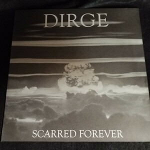 C12 中古LP 中古レコード　DIRGE scarred forever 国内盤　CRUST WAR-029 UKパンク　アナーコパンク