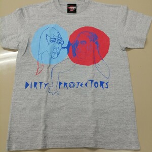 C12 バンドTシャツ　ダーティプロジェクターズ　杢グレー　DIRTY PROJECTORS