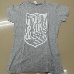 C12 バンドTシャツ　マムフォード&ザサンズ　杢グレー　MUMFORD AND THE SONS