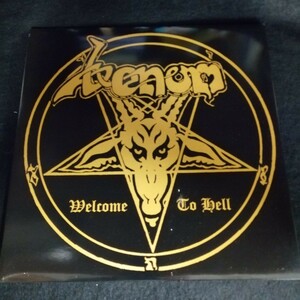 C12 中古LP 中古レコード　VENOM welcome to hell イタリア盤　641002 UKブラックメタル　クリアビニール