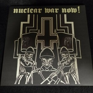 D01 中古LP 中古レコード オムニバス Nuclear war now festival compilation IBP081 US盤 レッドクリアビニール デスメタル スラッシュ　