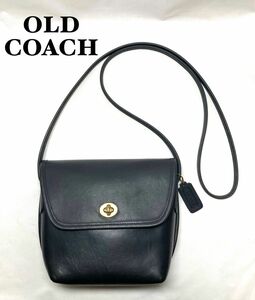 【美品】COACH オールドコーチ　ショルダーバッグターンロック　USA 313