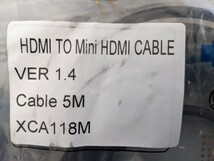 8495★ 未使用品 大量 HDMI To Mini HDMI ケーブル/ Mini HDMI to HD 3D/4K ケーブル _画像3