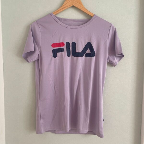 FILA シャツ ロゴ スポーツウェア フィラ トップス スポーツ 半袖 乾