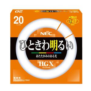 環形蛍光ランプ（蛍光灯）ＮＥＣ　ライフルックＨＧＸ　スタータ形　２０形　３波長形電球色　FCL20EX-L/18-X　１４本