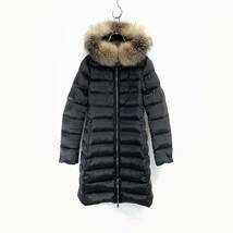 MONCLER TINUVIEL モンクレール ティンヴィール ファー付き ダウン コート size 0 1205506_画像2