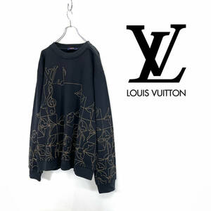 2023SS LOUIS VUITTON Music Line ルイヴィトン モノグラム 刺 スウェット size 4L RM2319 IHN HOY03W 1205057