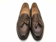 CROCKETT&JONES キャベンディッシュ2 8E ダークブラウン レザー 靴 中古【UC120008】_画像2