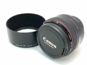Canon LENS EF 50mm 1:1.2 L USM 一眼レフカメラ用レンズ フード付き ジャンク 中古【UW120084】