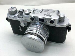 Nicca 3-S / NIKKOR-H 1:2 f=5cm レンジファインダー フィルムカメラ ジャンク 中古【UW120163】