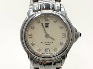 GIVENCHY ジバンシー IMPERATOR REG.MODEL クォーツ 腕時計 レディース 余りコマ付き 稼働品 電池交換済み 中古【UW120443】