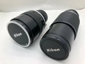 Nikon NIKKOR 135mm 1:2 / Zoom 70-210mm 1:4 一眼レフカメラ用レンズ 2点 まとめ ジャンク 中古【MA120069】