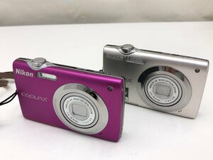 Nikon S3000 コンパクトデジタルカメラ 2点まとめ ジャンク【UW120701】