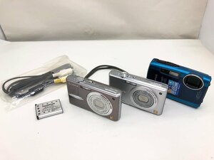 Panasonic LUMIX DMC-FX35/FX30/OLYMPUS μ Tough-3000 コンパクト デジタルカメラ 3点まとめ ジャンク 中古【UW120711】