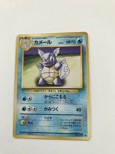 水即決　ポケモンカード　旧裏面　旧裏 　拡張パック　第１弾　カメール　Lv.22　No.008　からにこもる　かみつく