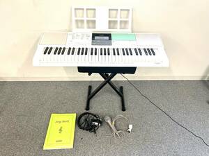 R718-T8-1104 ▲ CASIO カシオ 電子キーボード 光ナビゲーション LK-512 61鍵盤 2020年製 通電音出し確認済み ④